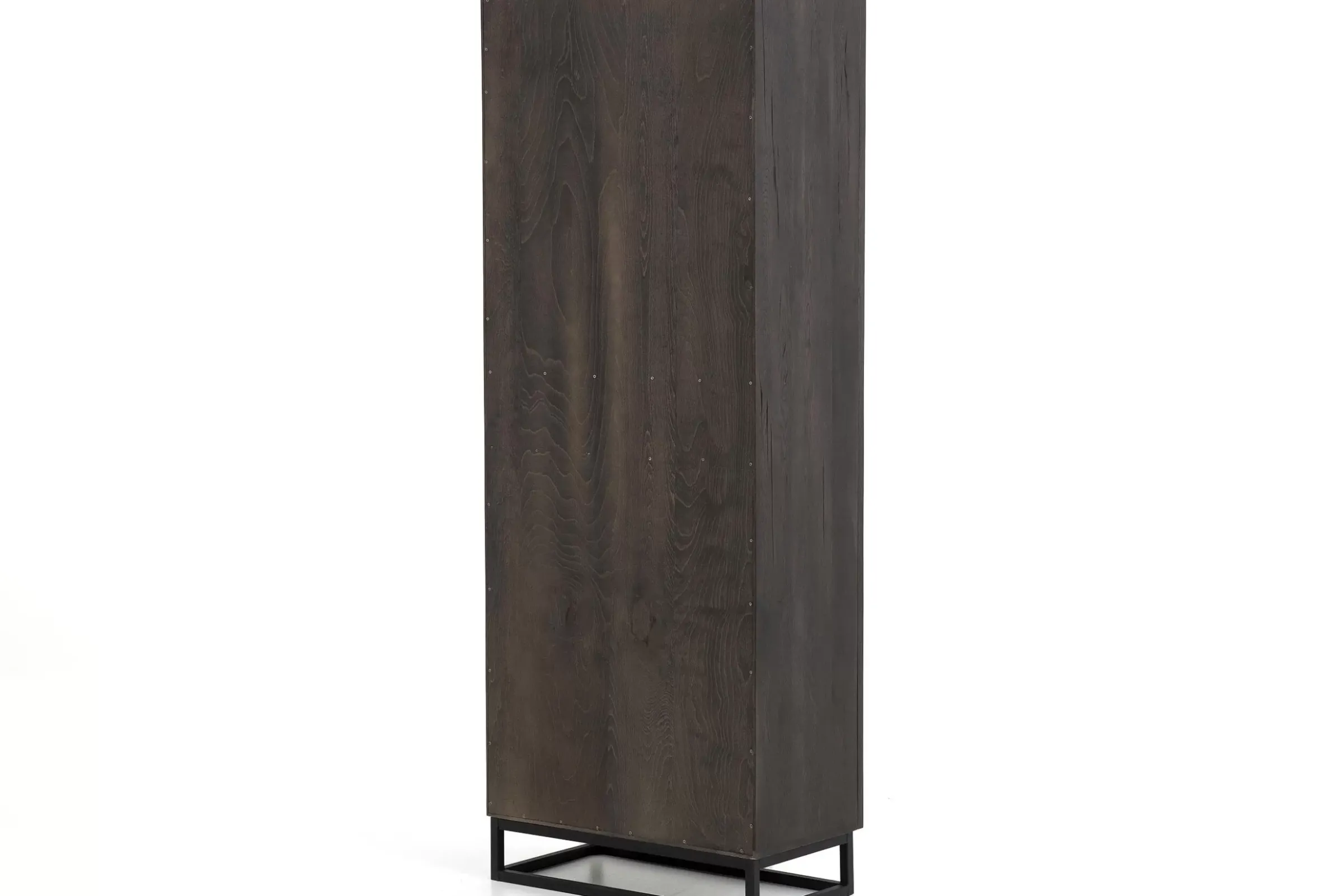 Placards^Flamant Lana, Armoire, Brun Fonce, 2 Portes