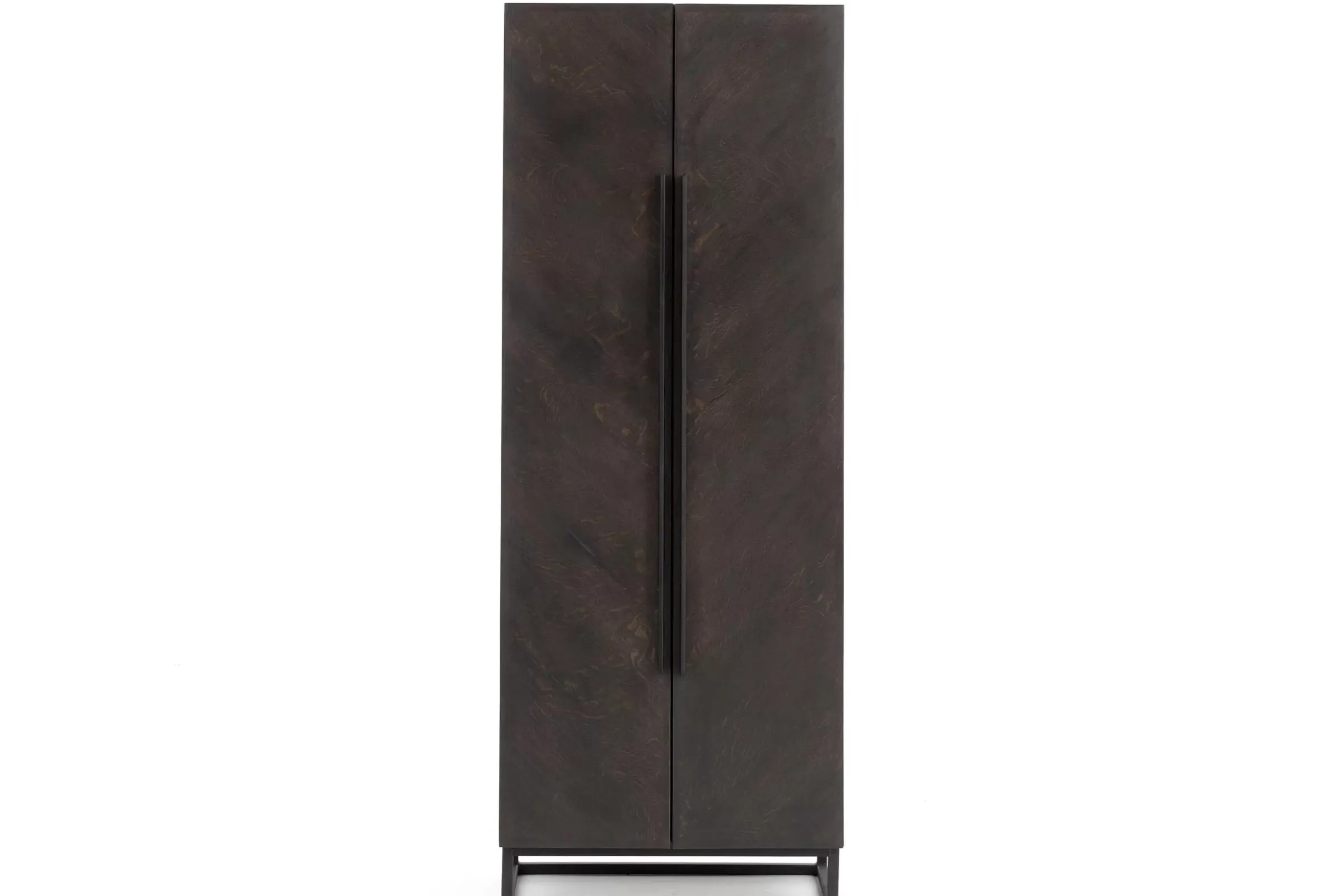 Placards^Flamant Lana, Armoire, Brun Fonce, 2 Portes