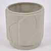 Décoration^Flamant Laurena, Vase, Ceramique, Gris, S