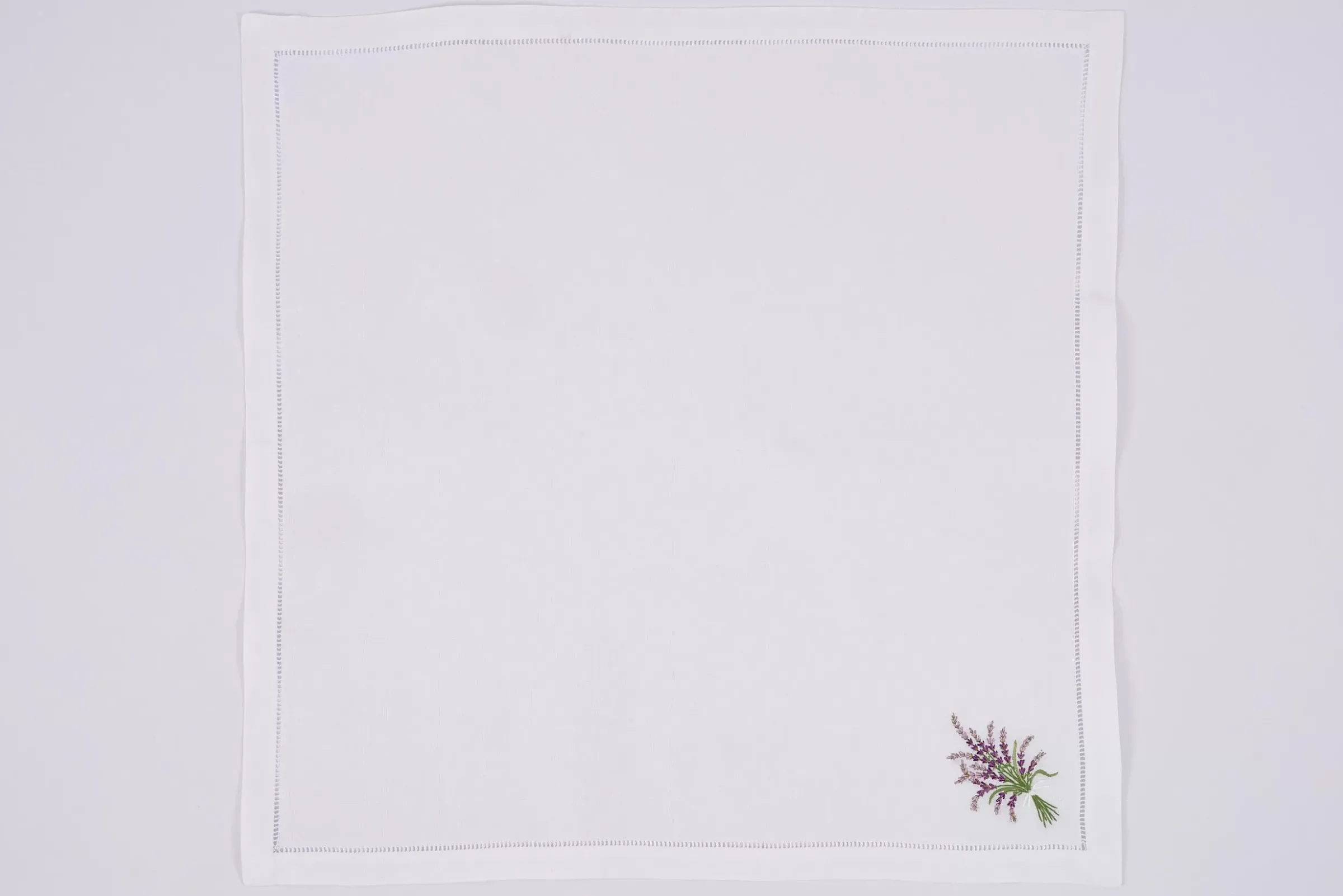 Textiles De Salle A Manger Et De Cuisine^Flamant Lavande, Serviette, Broderie, Lot De 6