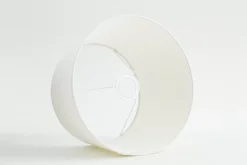 Eclairage^Flamant Lindro, Abat-Jour, Blanc Casse, Cylindre, 30 Cm