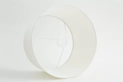 Eclairage^Flamant Lindro, Abat-Jour, Blanc Casse, Cylindre, 35 Cm