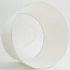 Eclairage^Flamant Lindro, Abat-Jour, Blanc Casse, Cylindre, 45 Cm