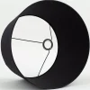 Eclairage^Flamant Lindro, Abat-Jour, Noir, Cylindre, 45 Cm