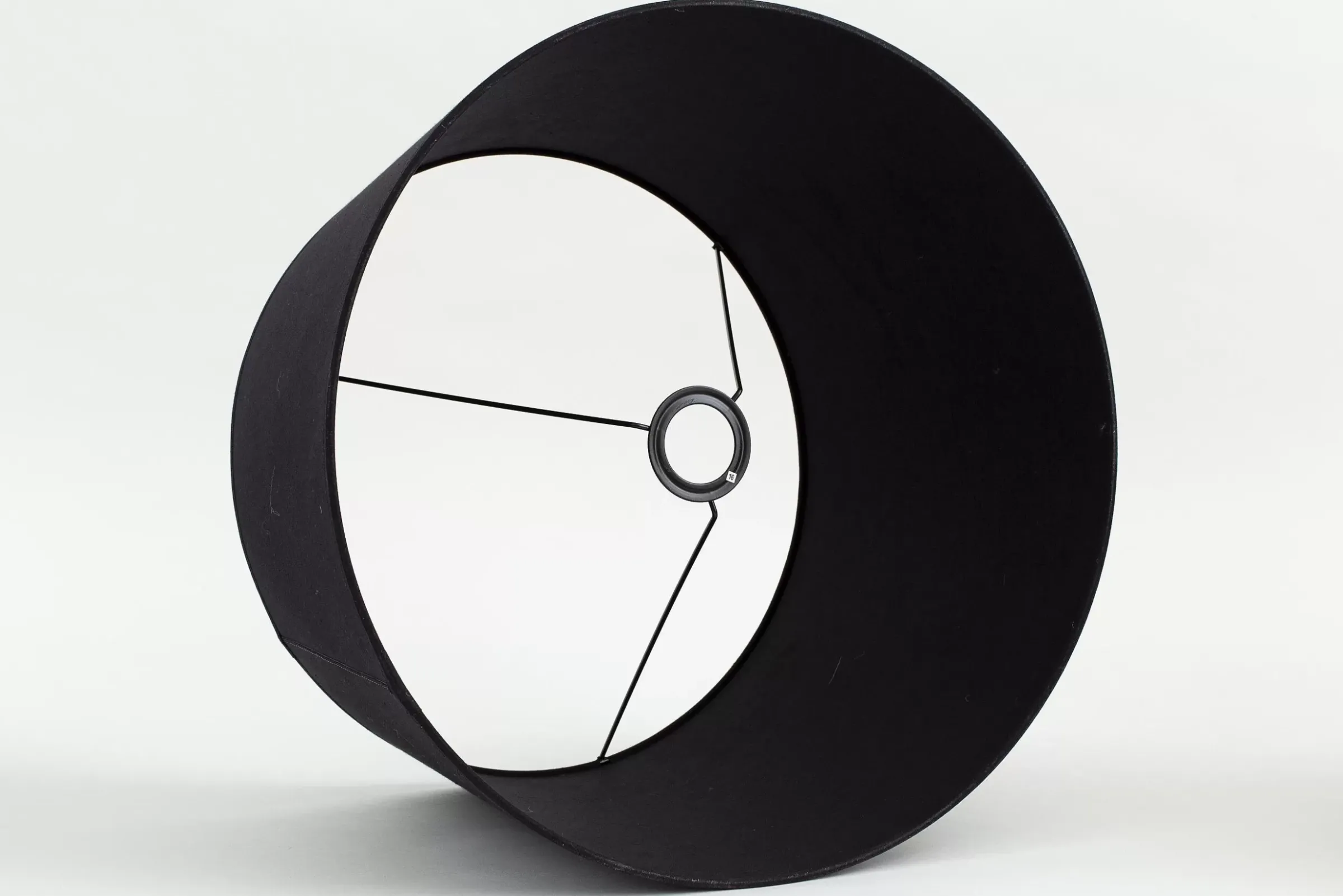 Eclairage^Flamant Lindro, Abat-Jour, Noir, Cylindre, 45 Cm