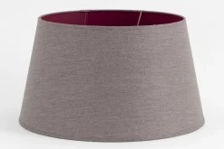 Eclairage^Flamant Lindro, Abat-Jour, Violet, Cylindre, 45 Cm