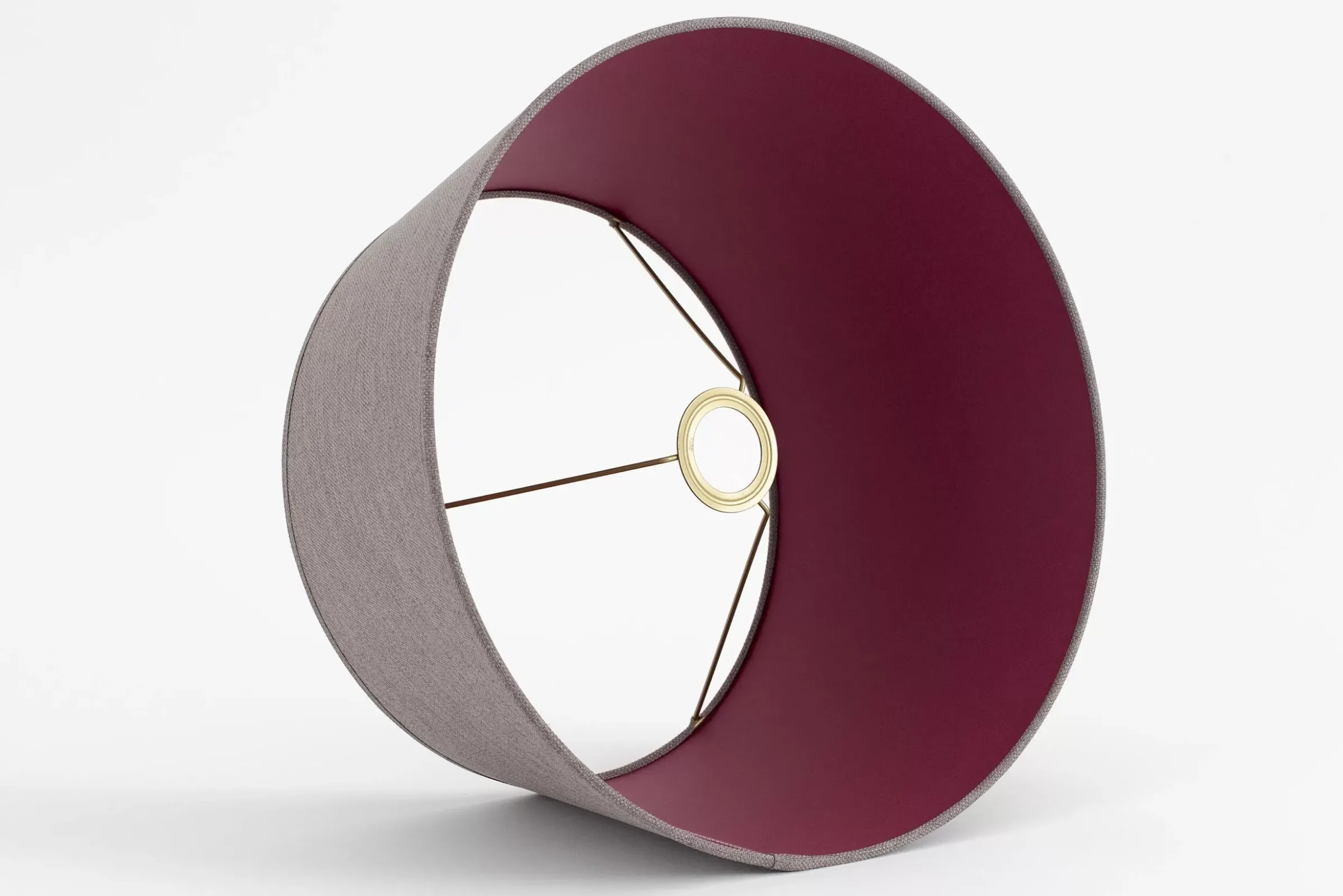 Eclairage^Flamant Lindro, Abat-Jour, Violet, Cylindre, 40 Cm