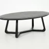 Table A Cafe^Flamant Livy, Table Basse, Ovale, Noir, L