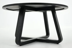 Table A Cafe^Flamant Livy, Table Basse, Ronde, Noir