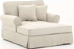 Canapés^Flamant Love Chair, Chaise Longue, 1,5 Places, Housse