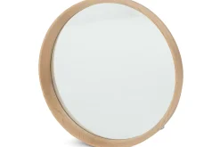 Décoration^Flamant Lucente, Miroir, Chene, Rond, 33Cm