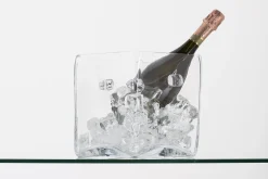 Accessoires^Flamant Lucy, Refroidisseur De Champagne, Verre, Carre