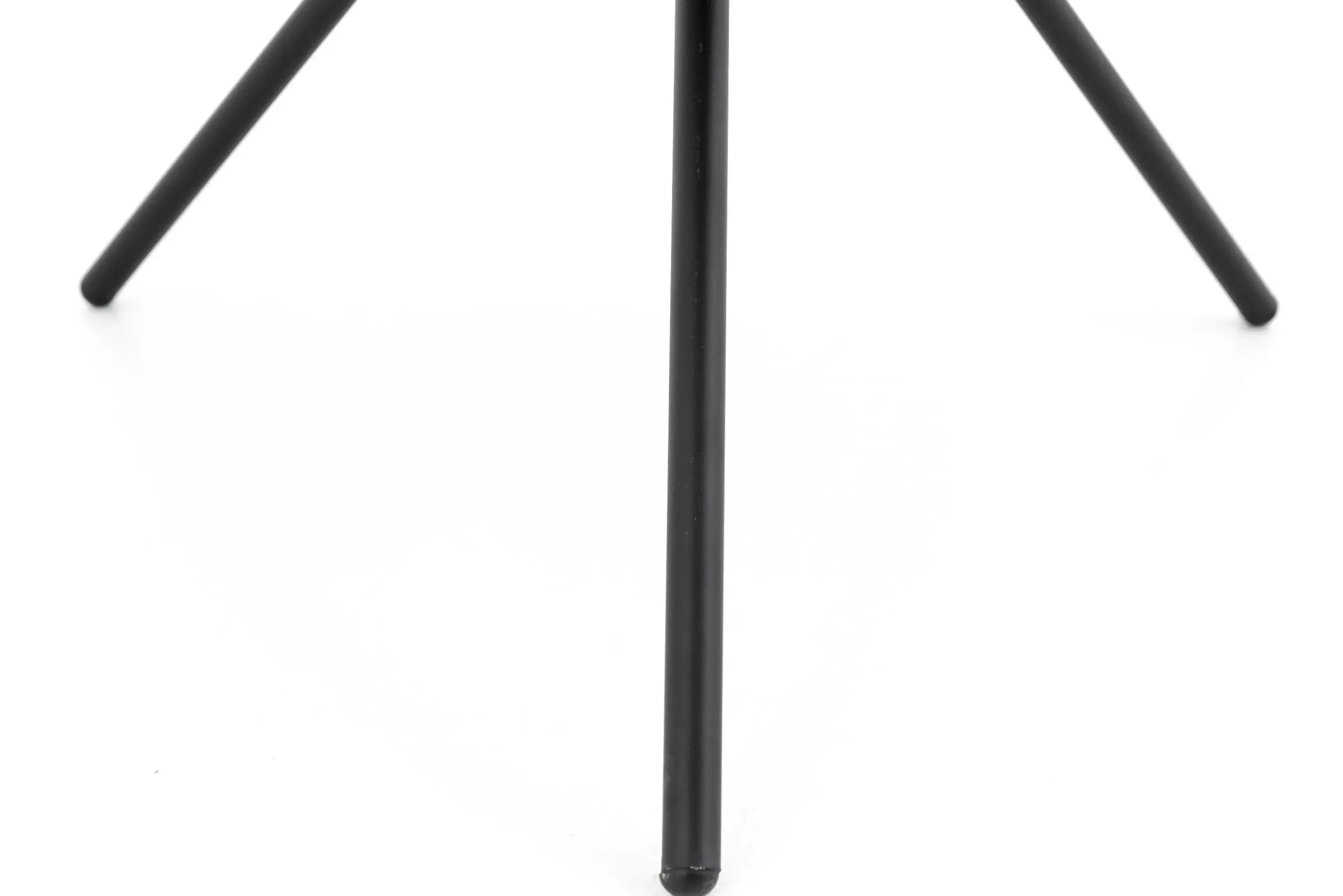 Table A Cafe^Flamant Madison, Table D'Appoint, Chene Et Metal, Ronde, 60 Cm, Marron Fonce
