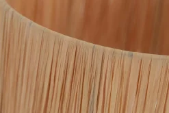 Eclairage^Flamant Maeve, Lampe De Table Avec Abat-Jour, Bois Et Raphia