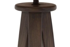 Eclairage^Flamant Maeve, Lampe De Table Avec Abat-Jour, Bois Et Raphia