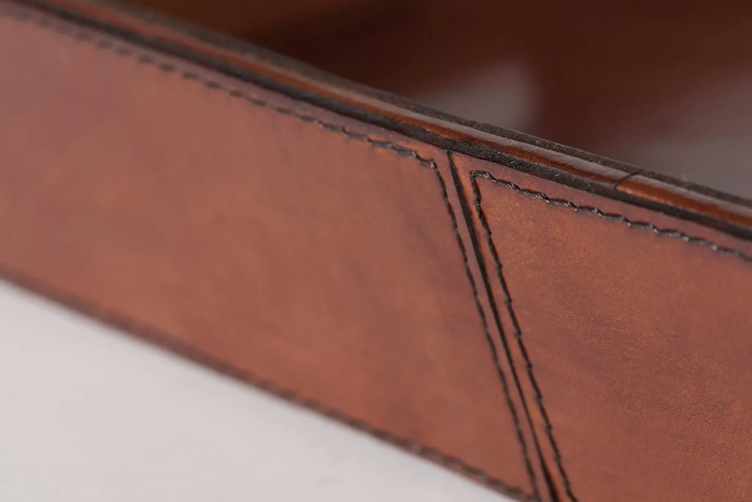 Accessoires^Flamant Manhattan, Plateau, Cuir Marron