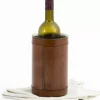 Accessoires^Flamant Manhattan, Porte-Bouteille, Cuir Marron