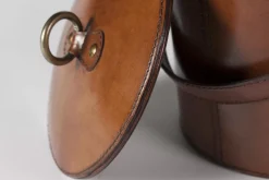 Accessoires^Flamant Manhattan, Seau A Glace, Cuir Marron