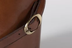 Accessoires^Flamant Manhattan, Seau A Glace, Cuir Marron
