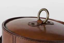 Accessoires^Flamant Manhattan, Seau A Glace, Cuir Marron