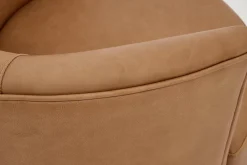 Canapés^Flamant Marchetti, Fauteuil, Cuir Cognoac, Rotatif