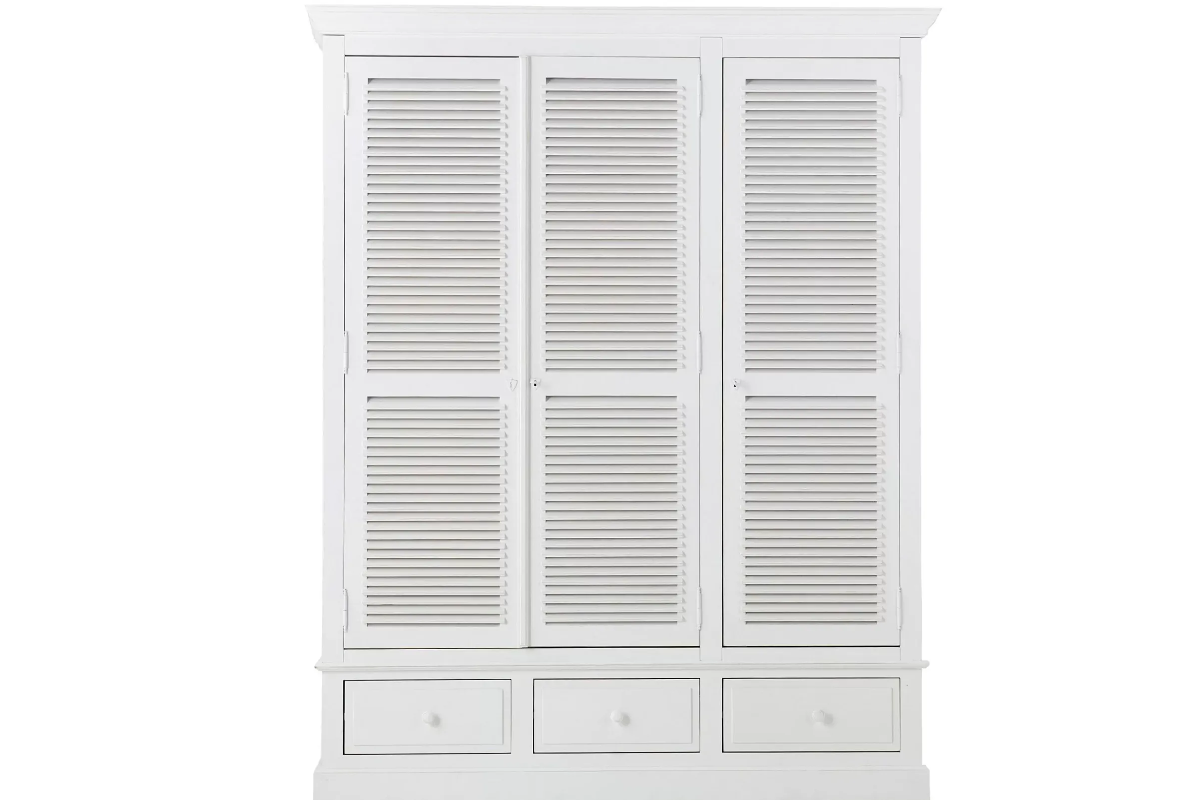 Placards^Flamant Marie, Armoire, Blanc, 3 Portes