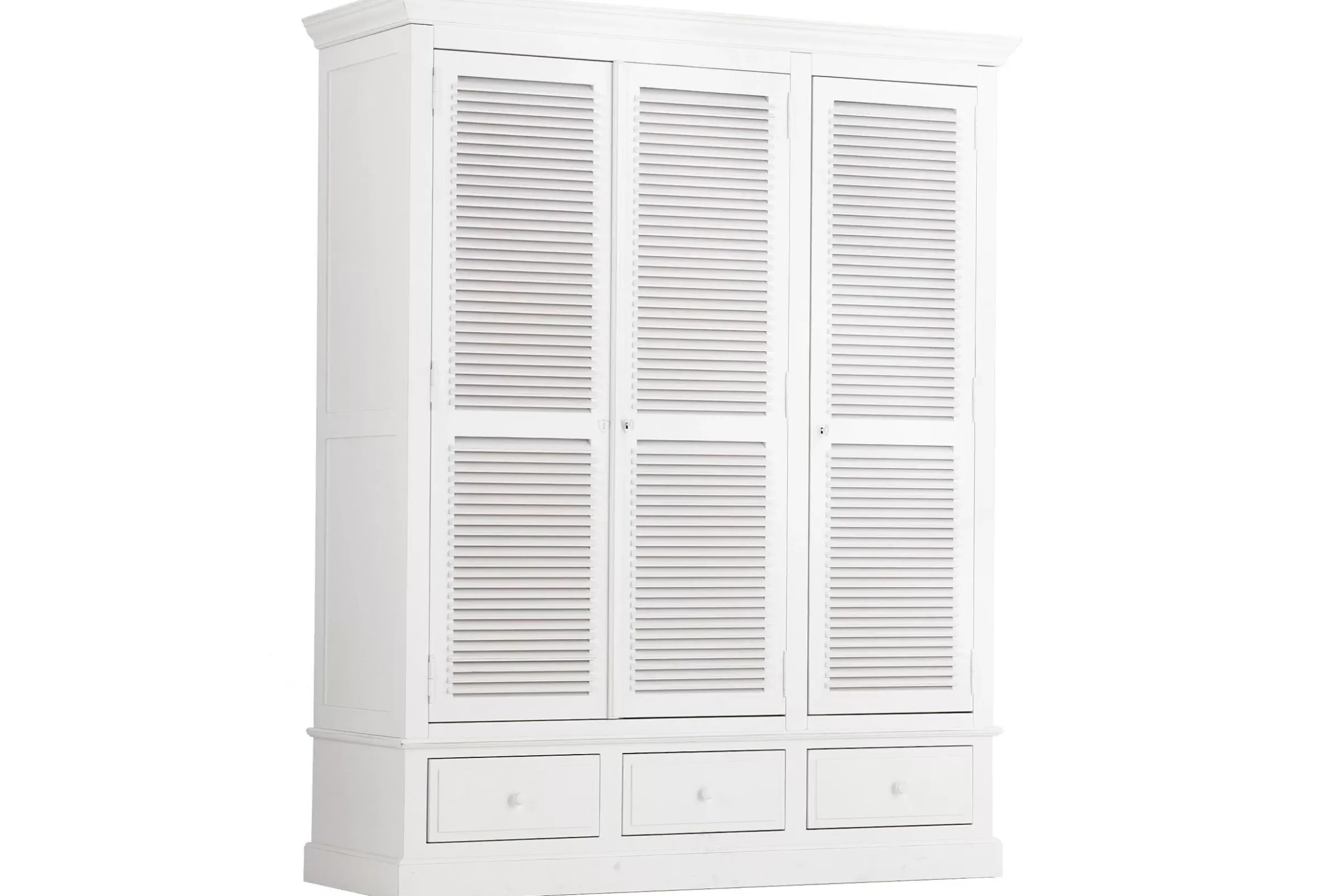 Placards^Flamant Marie, Armoire, Blanc, 3 Portes