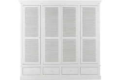 Placards^Flamant Marie, Armoire, Blanc, 4 Portes