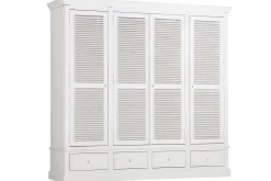 Placards^Flamant Marie, Armoire, Blanc, 4 Portes