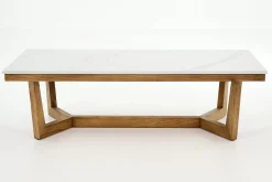 Table A Cafe^Flamant Marnix, Table Basse, Chene Et Pierre, 140X70