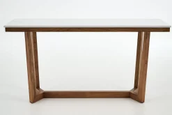 Table A Cafe^Flamant Marnix, Table Console, Chene Et Pierre