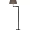 Eclairage^Flamant Martha, Lampadaire, Marron/Noir, Laiton