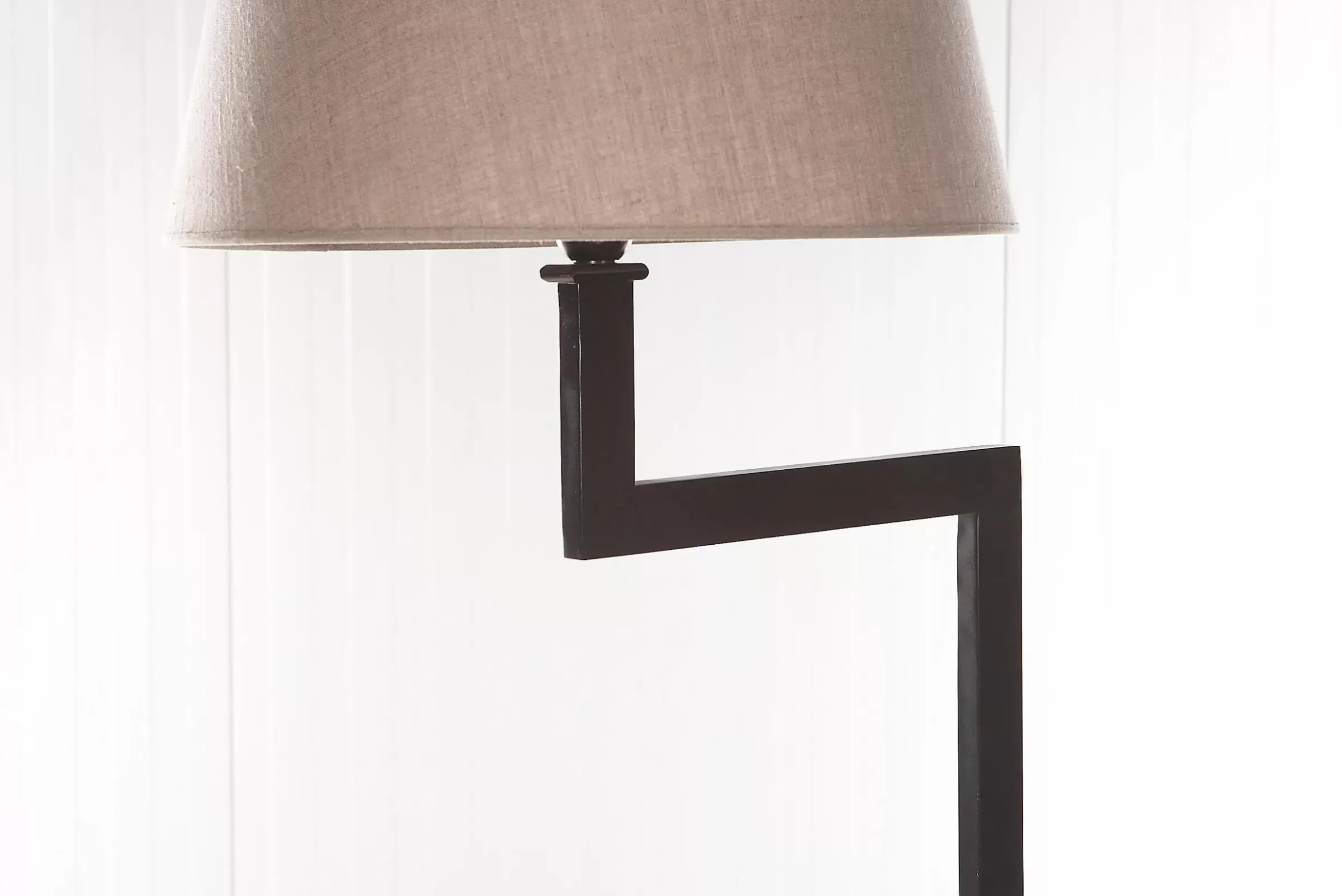 Eclairage^Flamant Martha, Lampadaire, Marron/Noir, Laiton