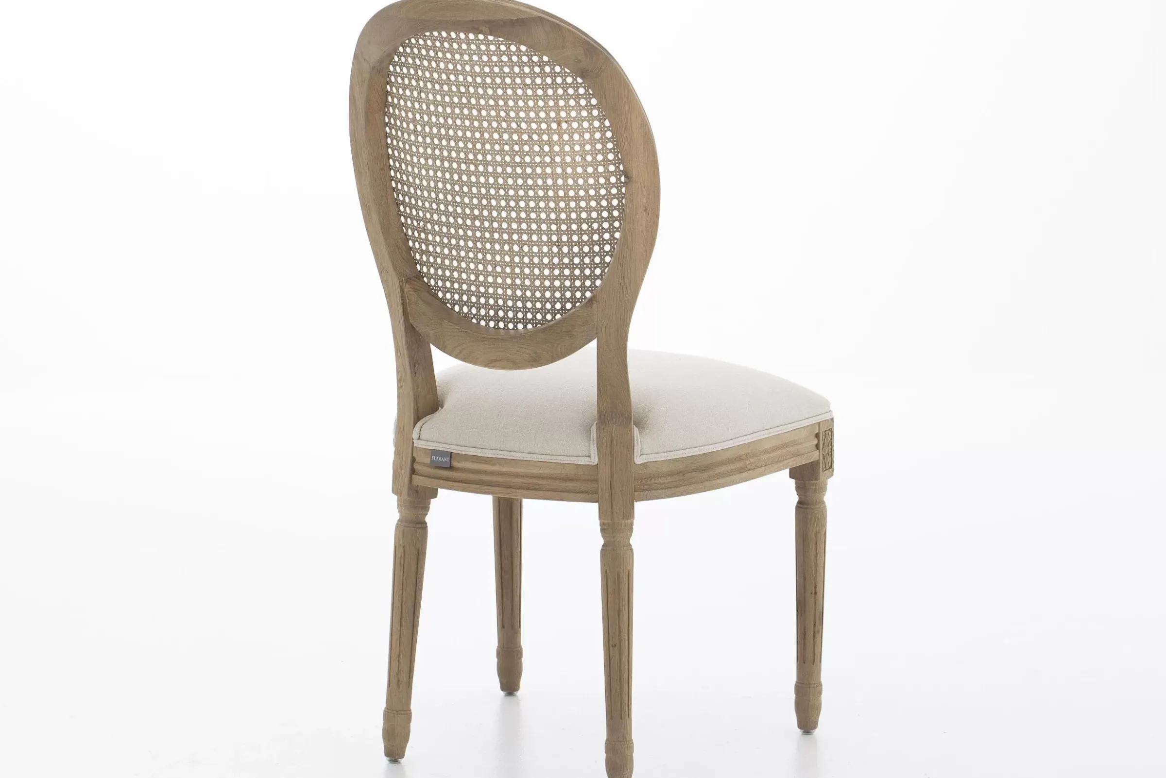 Chaises^Flamant Medy, Chaise, Chene, Lin Naturel
