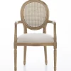 Chaises^Flamant Medy, Fauteuil, Chene, Lin Naturel