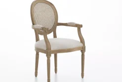 Chaises^Flamant Medy, Fauteuil, Chene, Lin Naturel