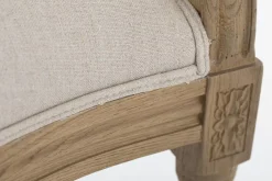 Chaises^Flamant Medy, Fauteuil, Chene, Lin Naturel
