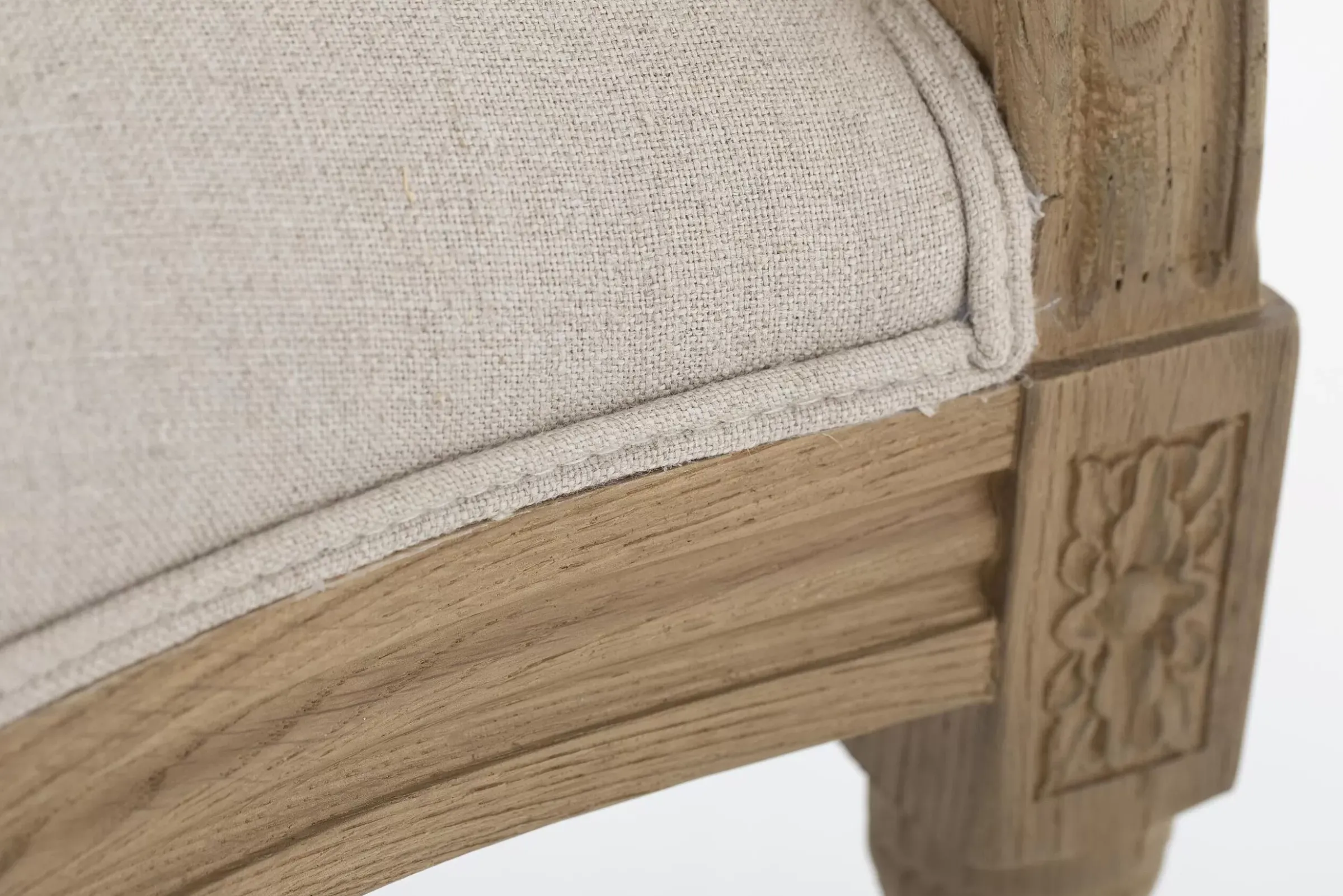 Chaises^Flamant Medy, Fauteuil, Chene, Lin Naturel
