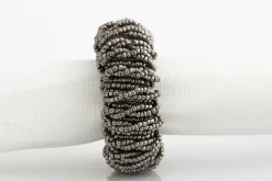 Accessoires^Flamant Meina, Rond De Serviette, Perles, Gris