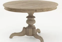 Tables A Manger^Flamant Milan, Table A Manger, Ronde, Bois Recycle, 120 Cm, Modele 2