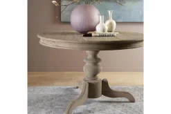 Tables A Manger^Flamant Milan, Table A Manger, Ronde, Bois Recycle, 120 Cm, Modele 2