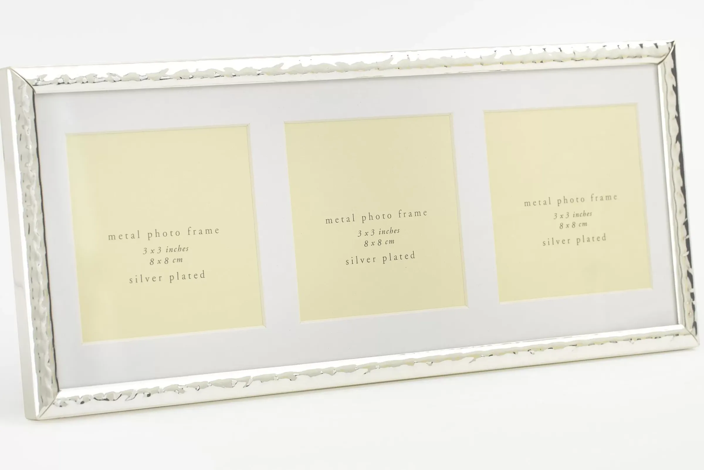 Décoration^Flamant Millet, Cadre Photo, Plaque Argent, 8X8, Modele 2