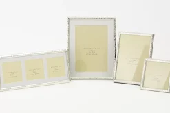 Décoration^Flamant Millet, Cadre Photo, Plaque Argent, 8X8, Modele 2
