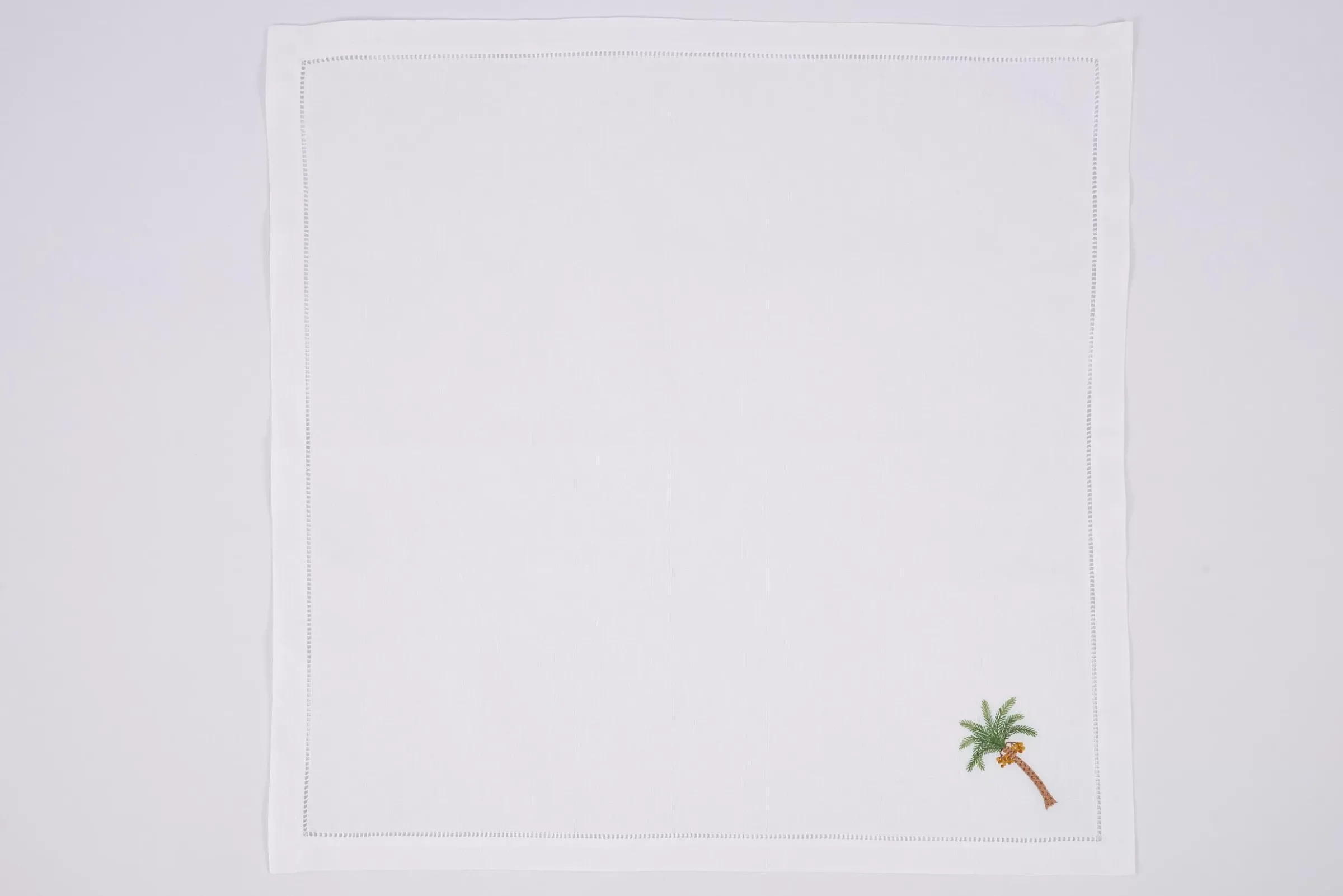 Textiles De Salle A Manger Et De Cuisine^Flamant Mimosa, Serviette, Broderie, Lot De 6