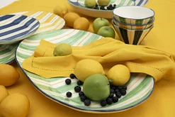 Assiettes, Plats Et Bols^Flamant Nanna, Assiette De Service, Vert, Ovale