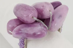 Fete Des Meres^Flamant Naoh, Rond De Serviette, Perles, Violet