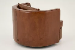 Canapés^Flamant Nelia, Fauteuil, Cuir Cognoac, Rotatif
