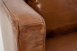 Canapés^Flamant Nelia, Fauteuil, Cuir Cognoac, Rotatif