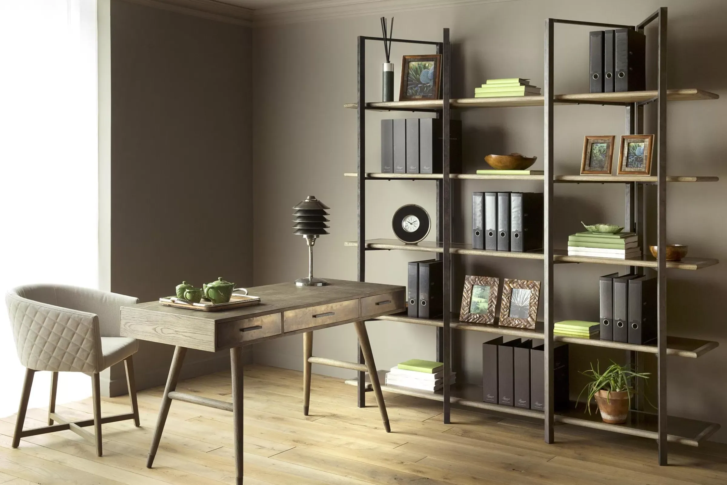 Bureaux^Flamant Nontemar, Bureau, Bois Et Laiton