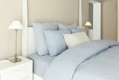 Draps De Lit^Flamant Nuit, Taie D'Oreiller, Lot De 2, 50X70, Nuage